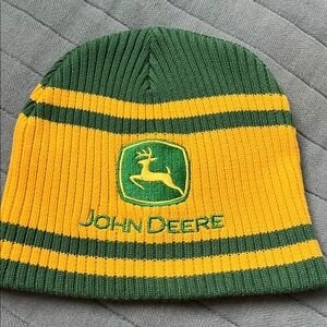 John Deere Green and Yellow Knit Hat